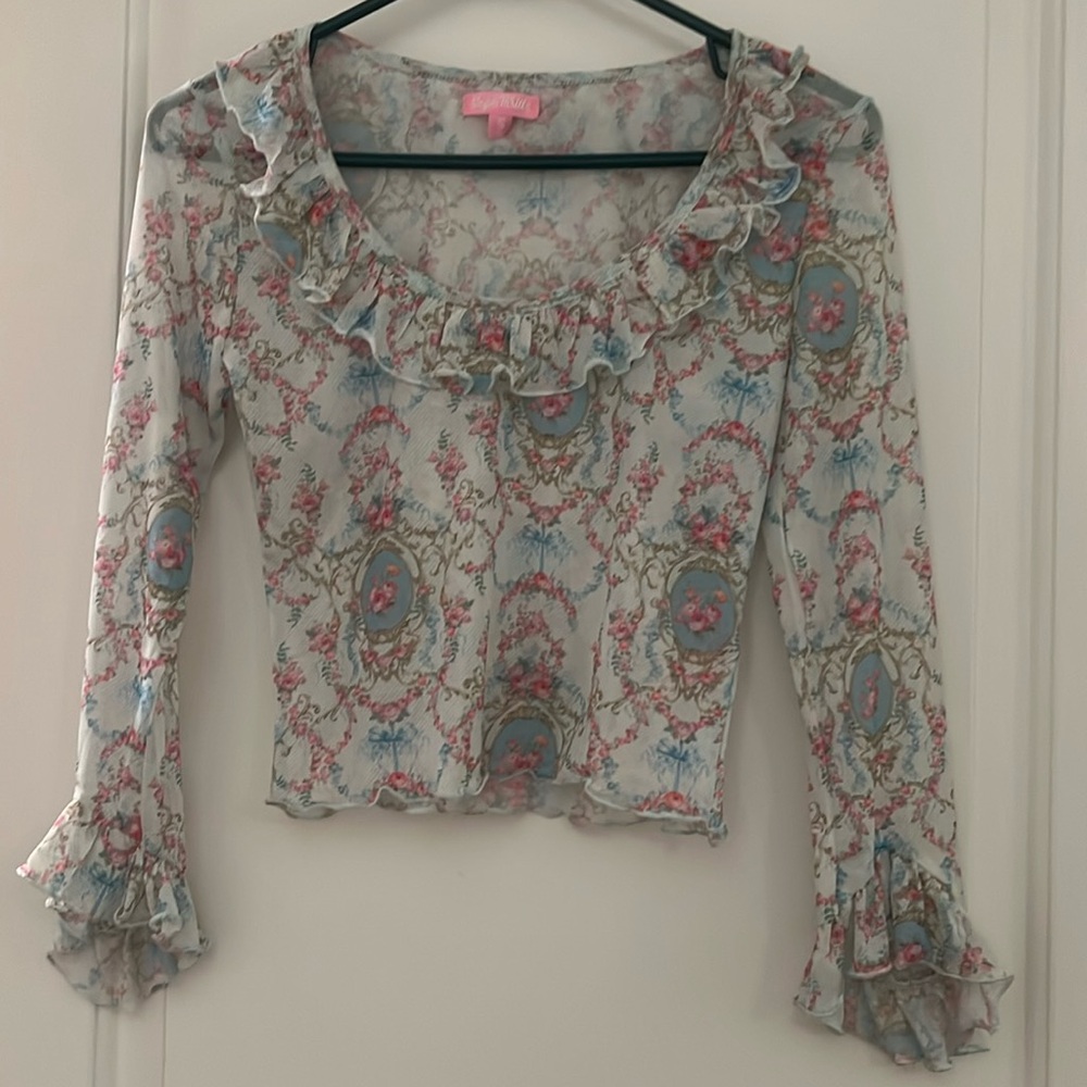 Sugar Thrillz Floral Blouse - Picture 1 of 6